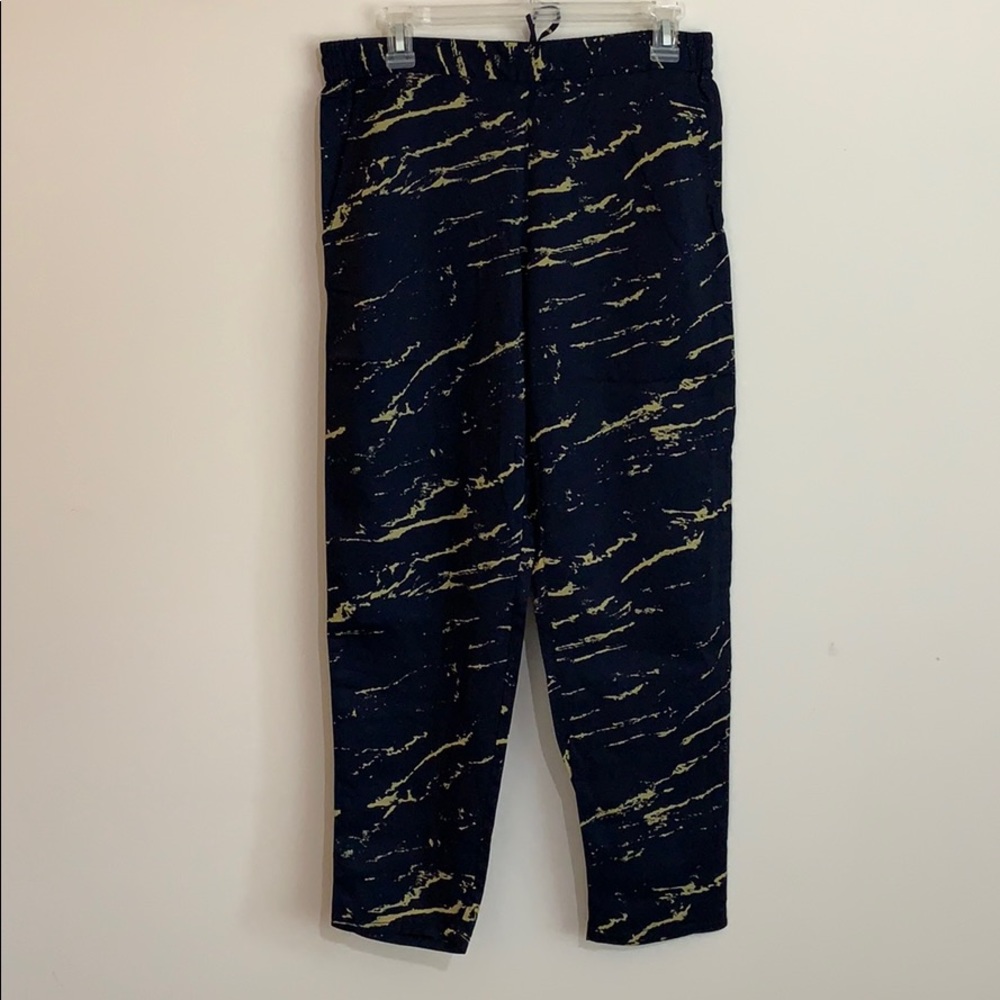 GAP - navy/gold drawstring joggers,‎ NWT, size M